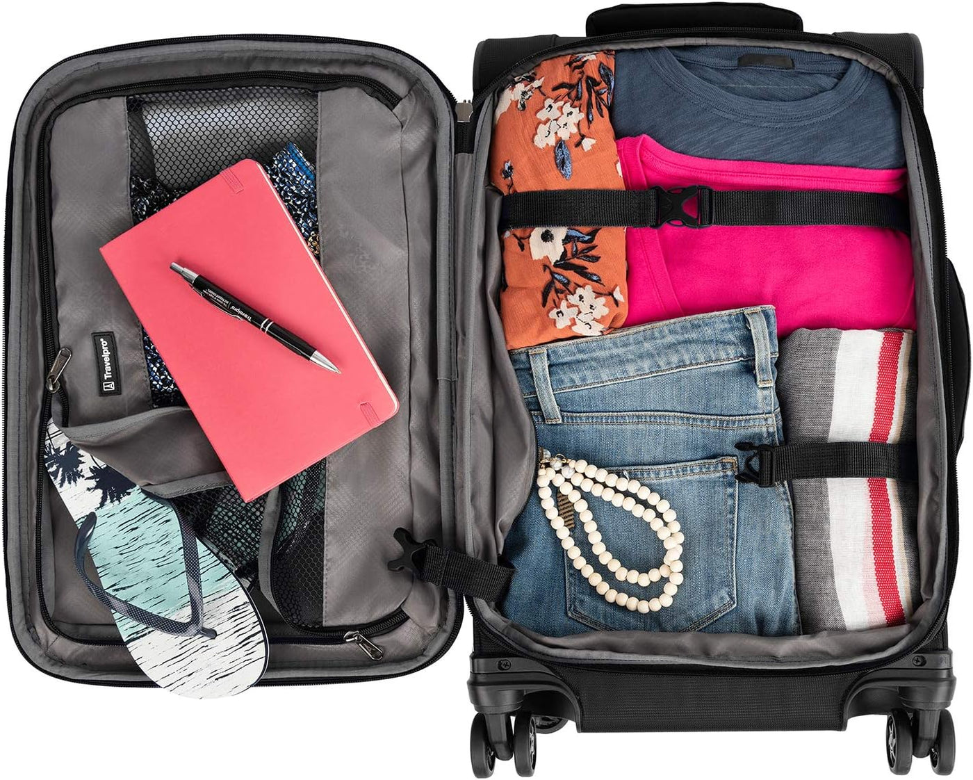 Travelpro Tourlite Softside Equipaje Expandible con 4 Ruedas Girato...