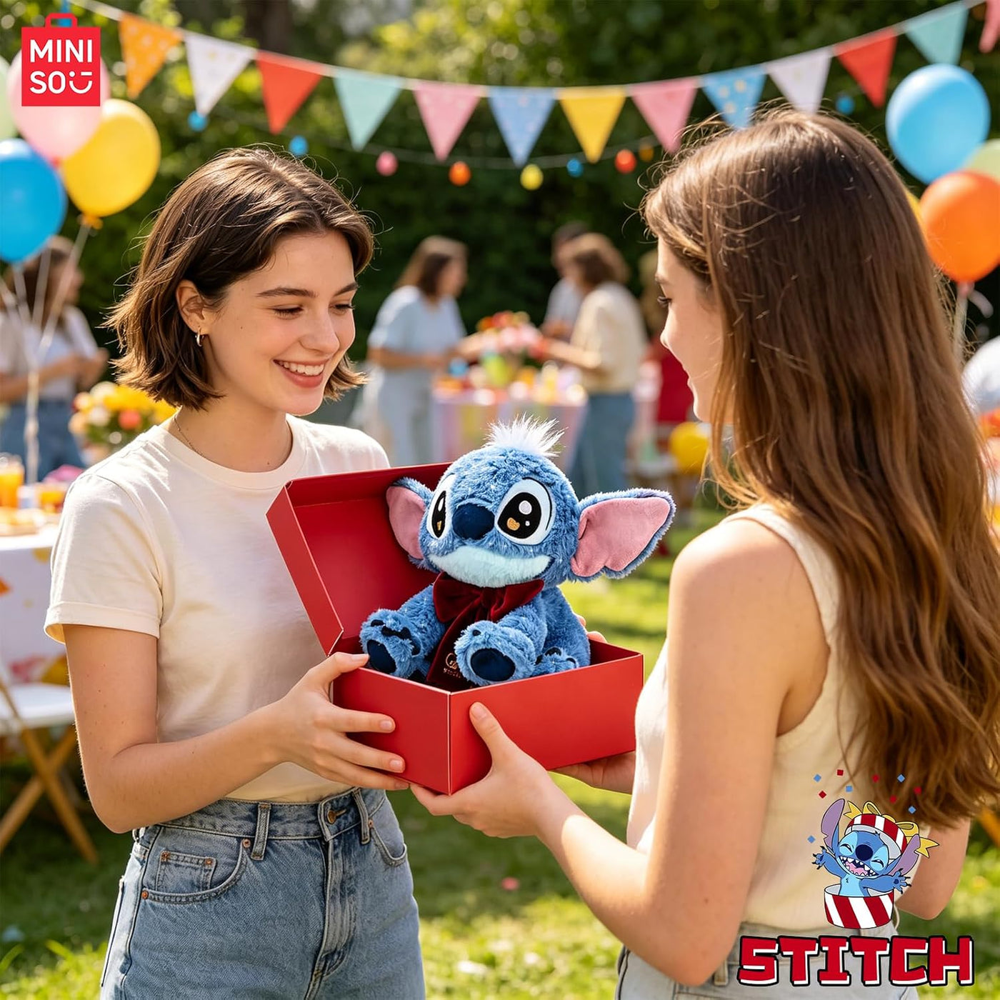 MINISO Disney Stitch - Peluche de 10 pulgadas, colección Lilo&S...