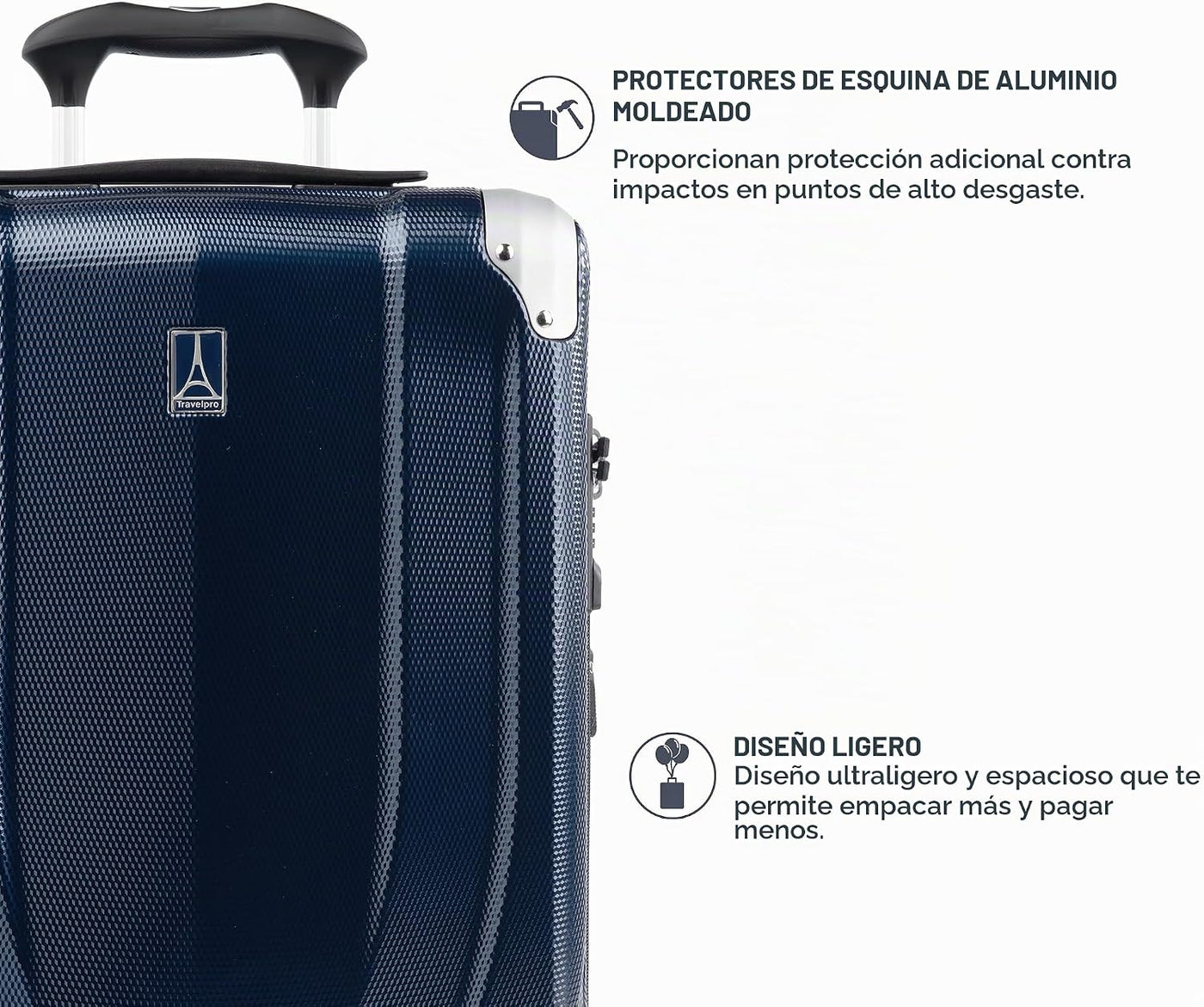 Travelpro Pathways 3 Maleta rígida expandible, 8 ruedas giratorias,...