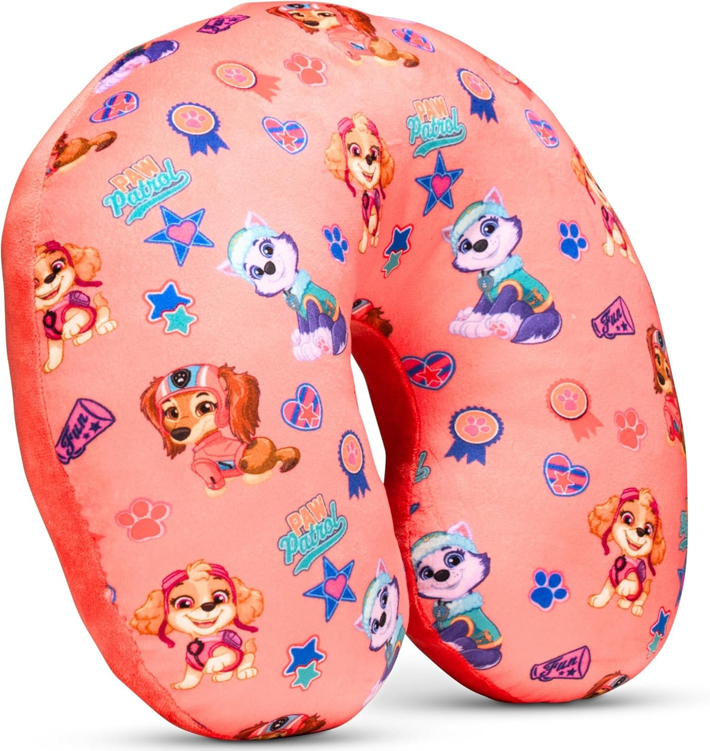 Franco Paw Patrol Girl Skye and Everest - Almohada para el cuello,...