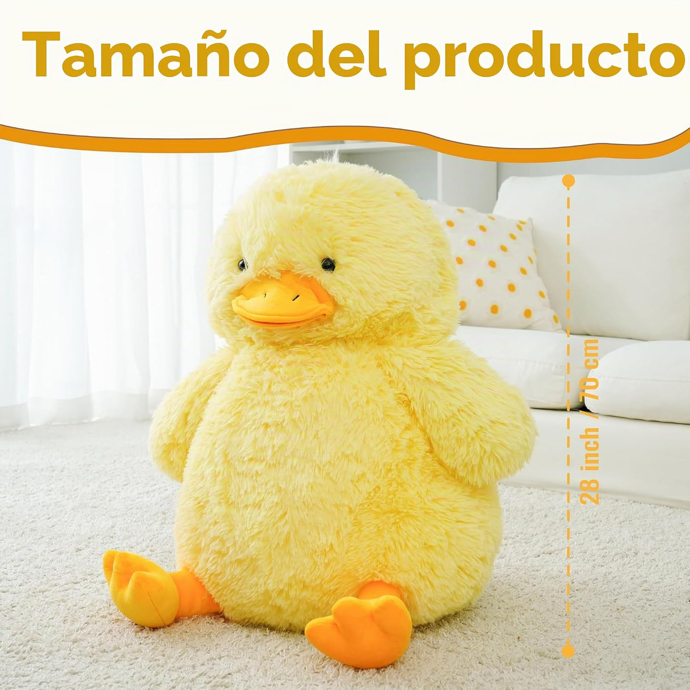 EEYQR Peluches de Pato Grandes Rellenos, Animales de Peluche de Pat...