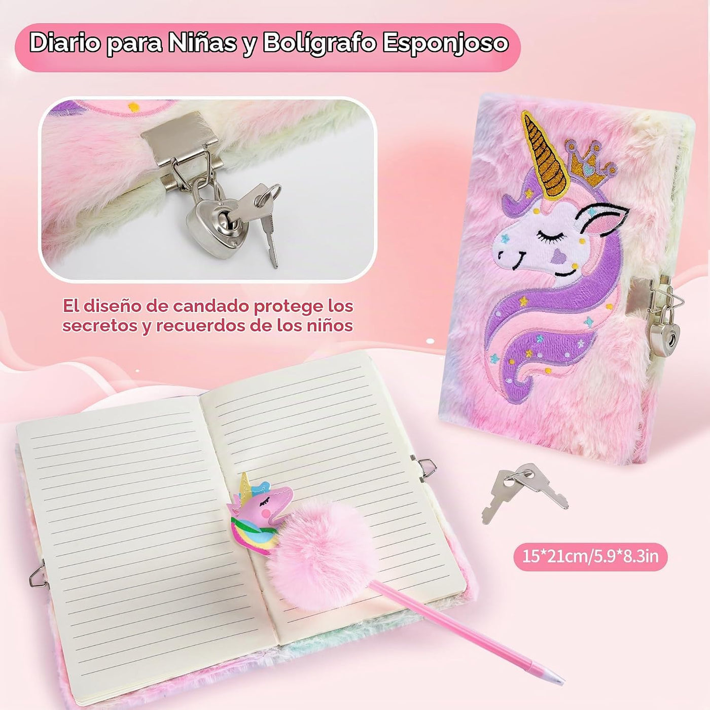 Cherry Tale Regalos de unicornio juguetes para niñas, regalos de cu...