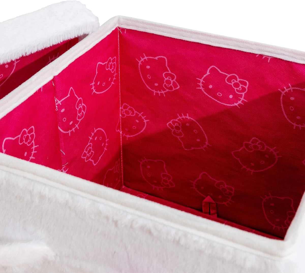 Ukonic Sanrio Hello Kitty - Cubo de almacenamiento de felpa (13 x 1...