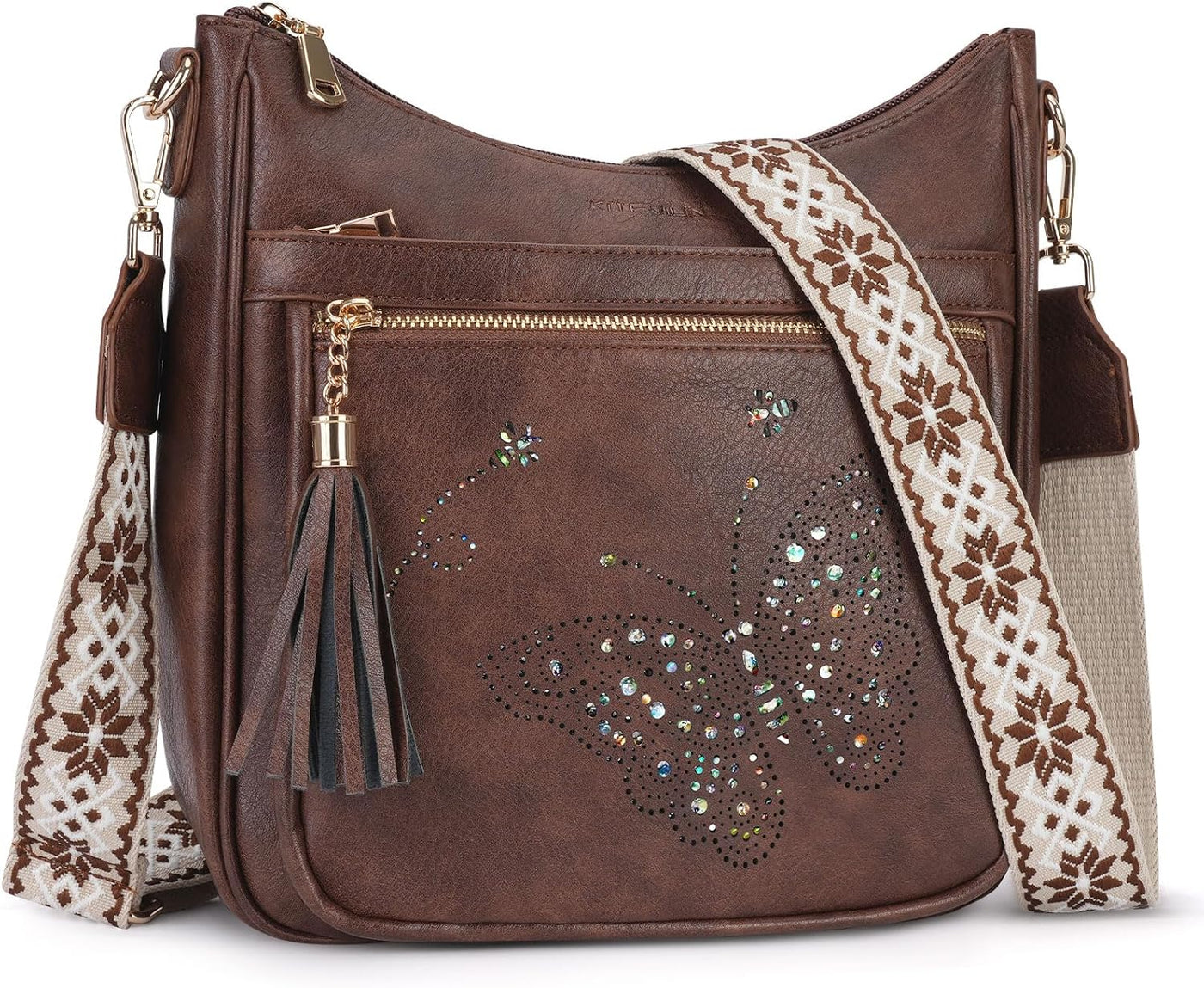 KITEVIUN - Bolsos tipo bandolera medianos para mujer, modernos, bol...