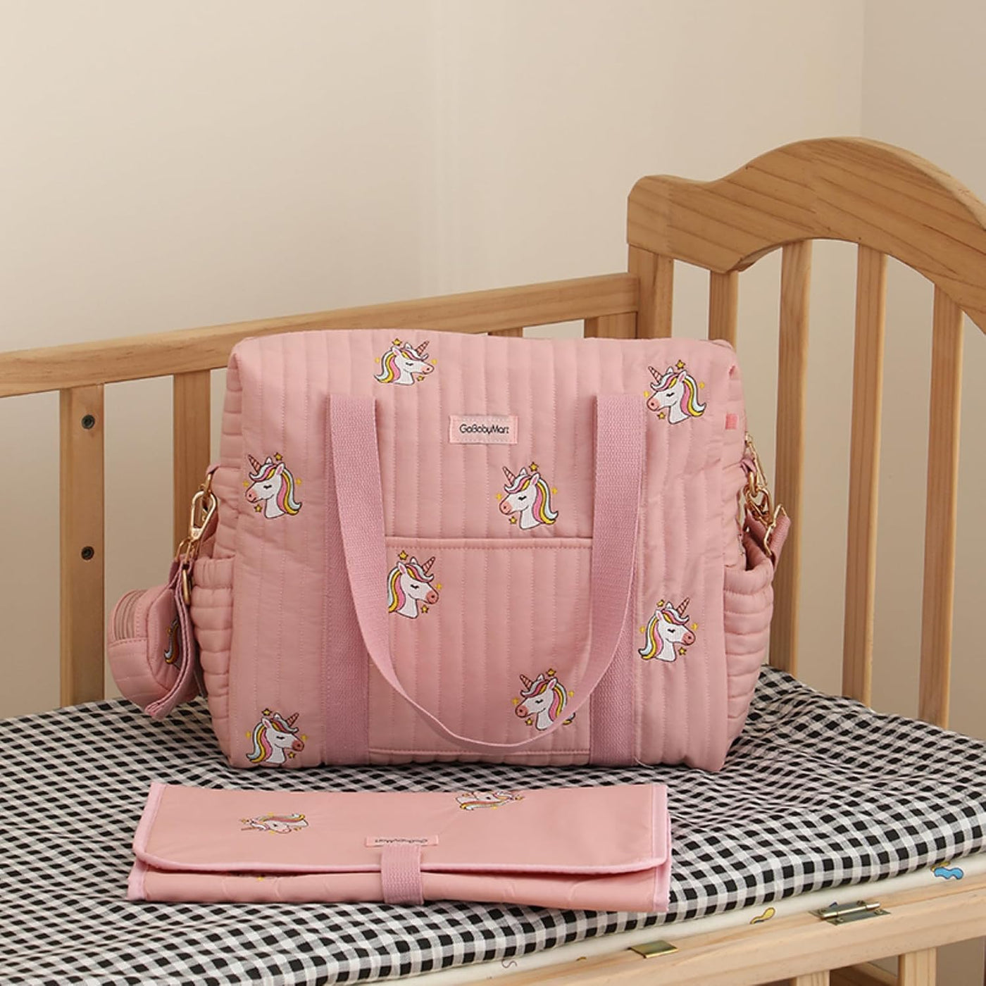 GOBABYMART Set de 3 bolsos de pañales, bolsa hospitalaria para part...