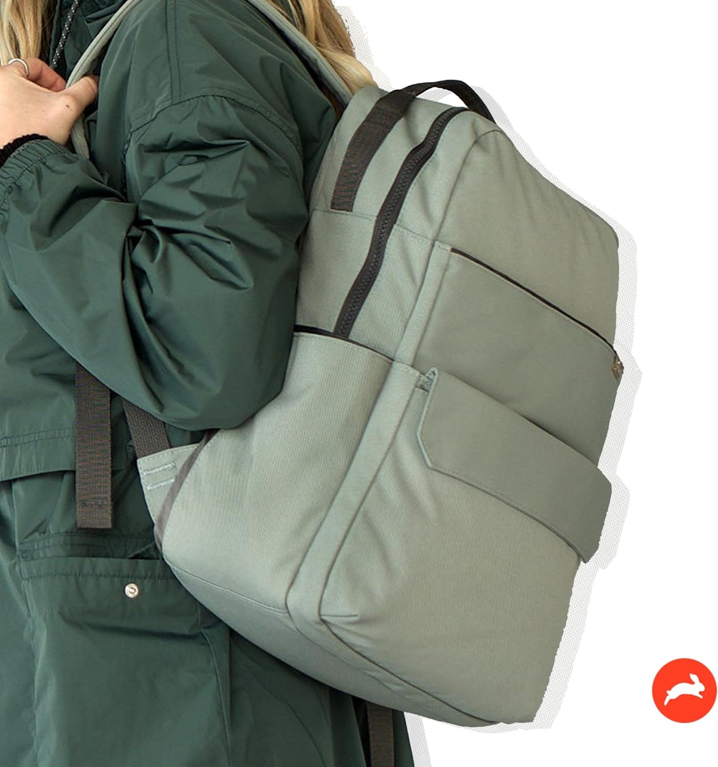 RED ROVR Roo - Mochila para pañales \u2013 1.1 libras, ligera, resi...