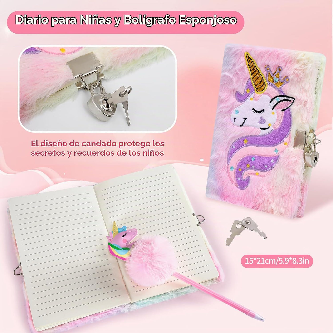 Cherry Tale Juguetes de unicornio para niñas de 4 a 6 años, regalos...