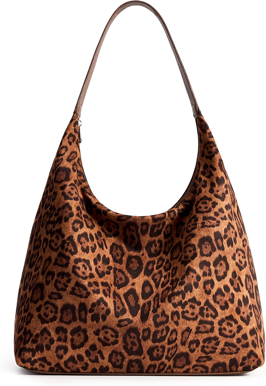 KALIDI Bolso de Mano Casual de Cuero Vegano Bolso Hobo con Cremalle...