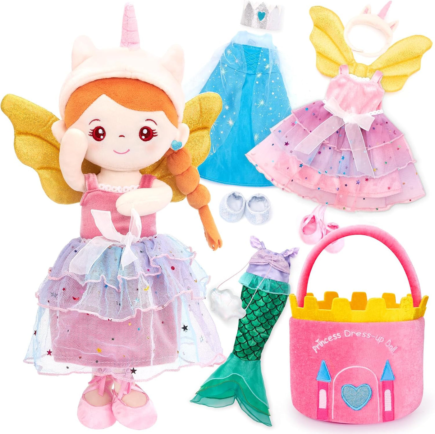 hahaland Juego de muñecas de disfraces \u2013 Juguetes de princesa...