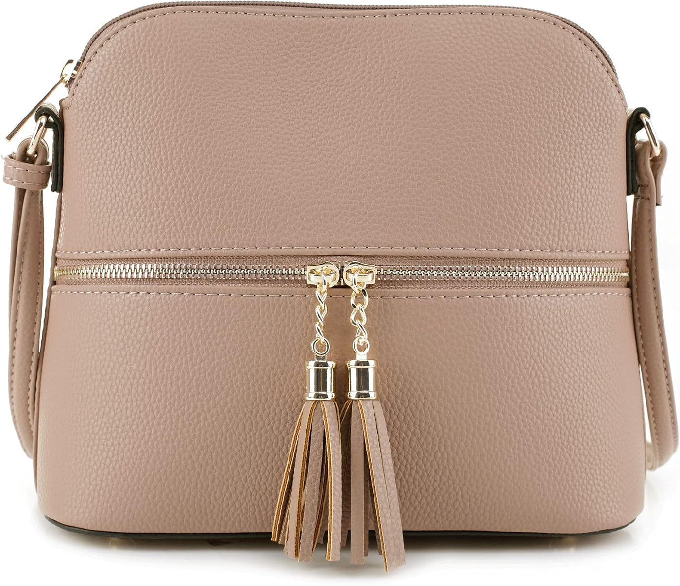SG SUGU - Bolsa cruzada Lunar ligera y de tamaño mediano, forma de...