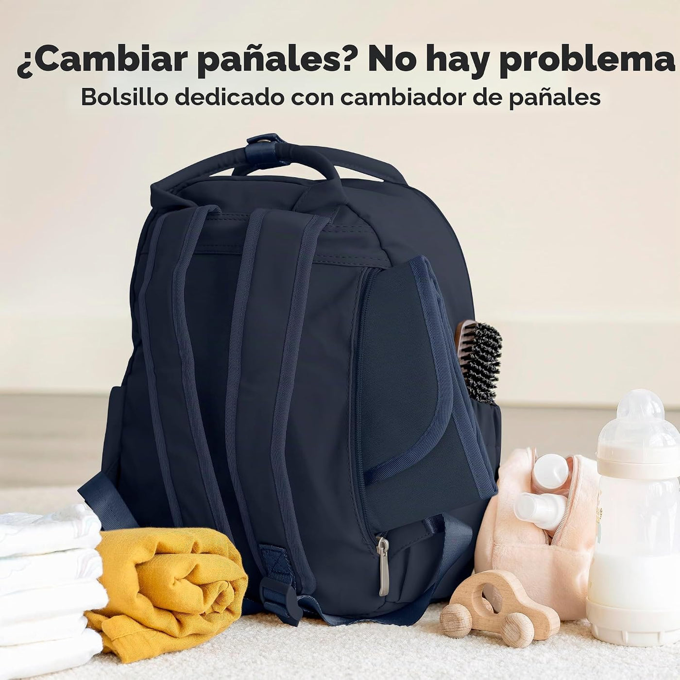 KeaBabies Mochila para pañales, mochilas de viaje para pañales (azu...