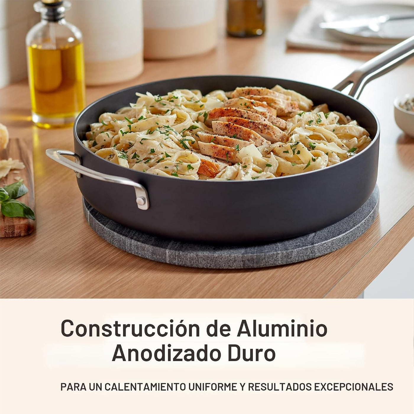 Calphalon® - Sartén para saltear de 5 cuartos de galón, antiadheren...