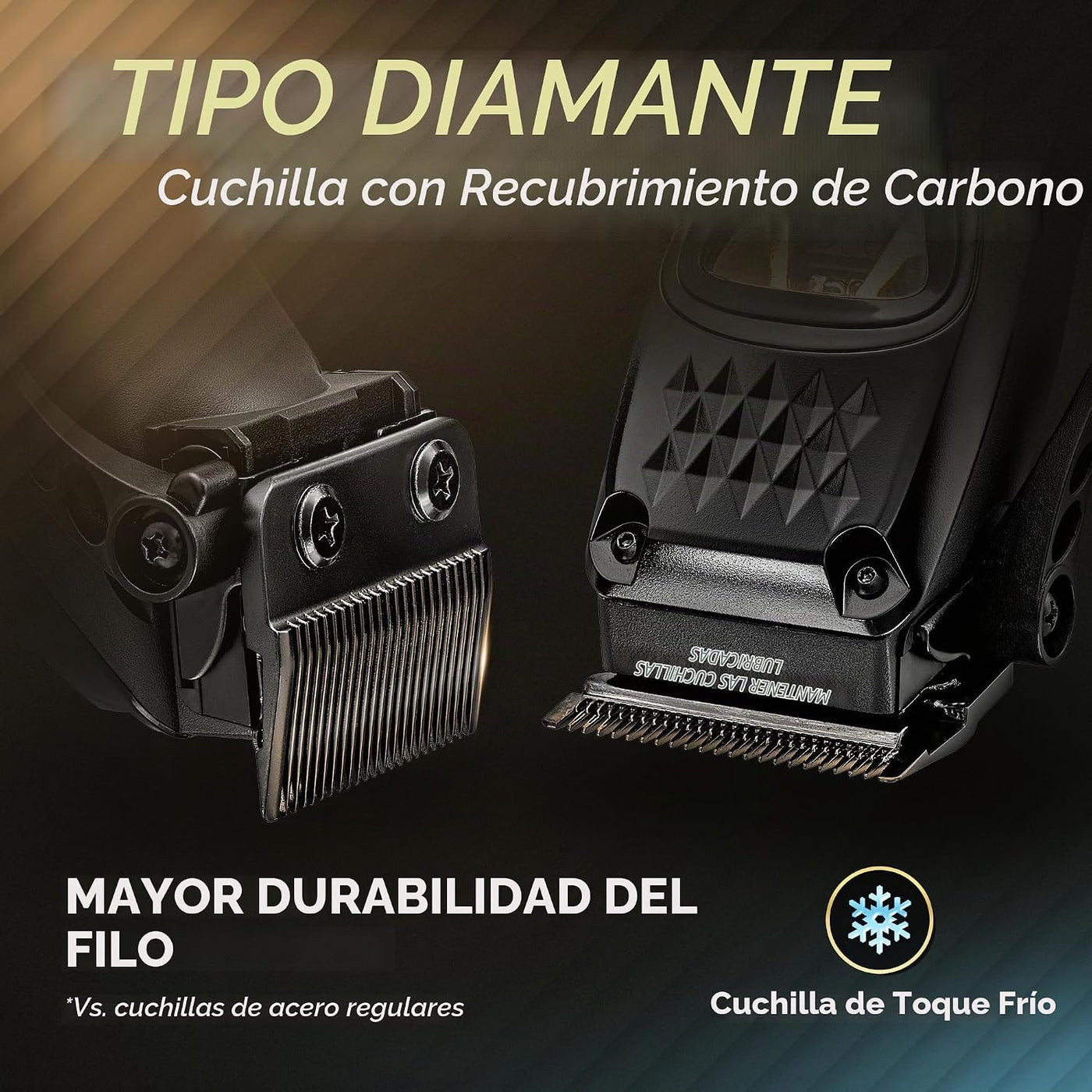 Fagaci Cortapelos profesionales para hombres con cuchillas DLC y al...