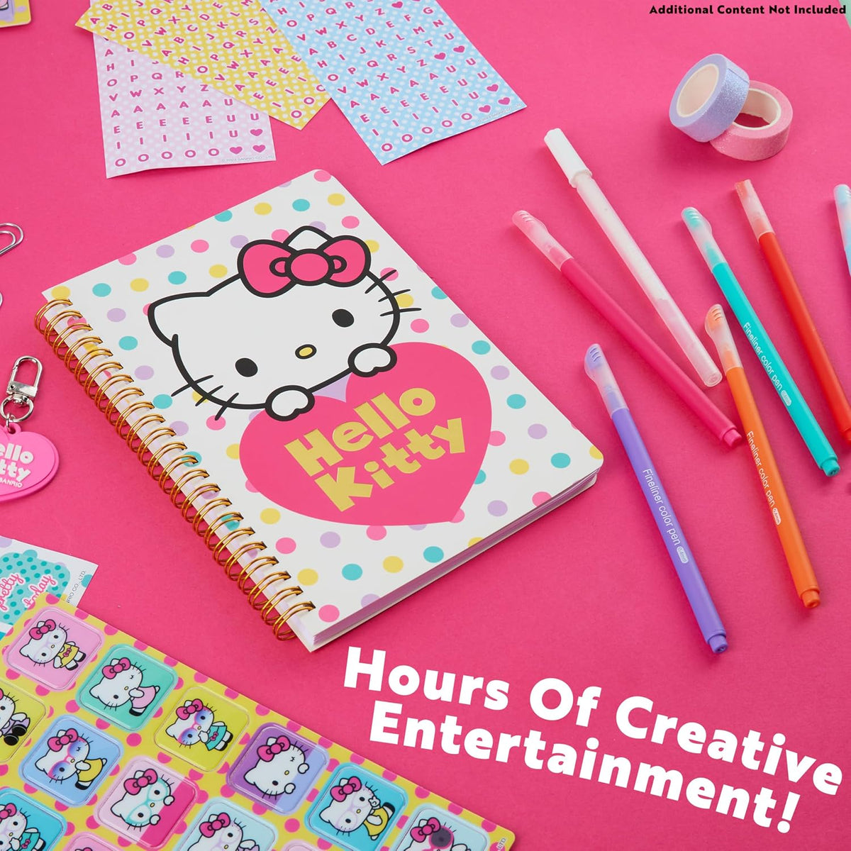 Kit de Diario DIY Hello Kitty para Niñas Adolescentes Cuaderno en E...