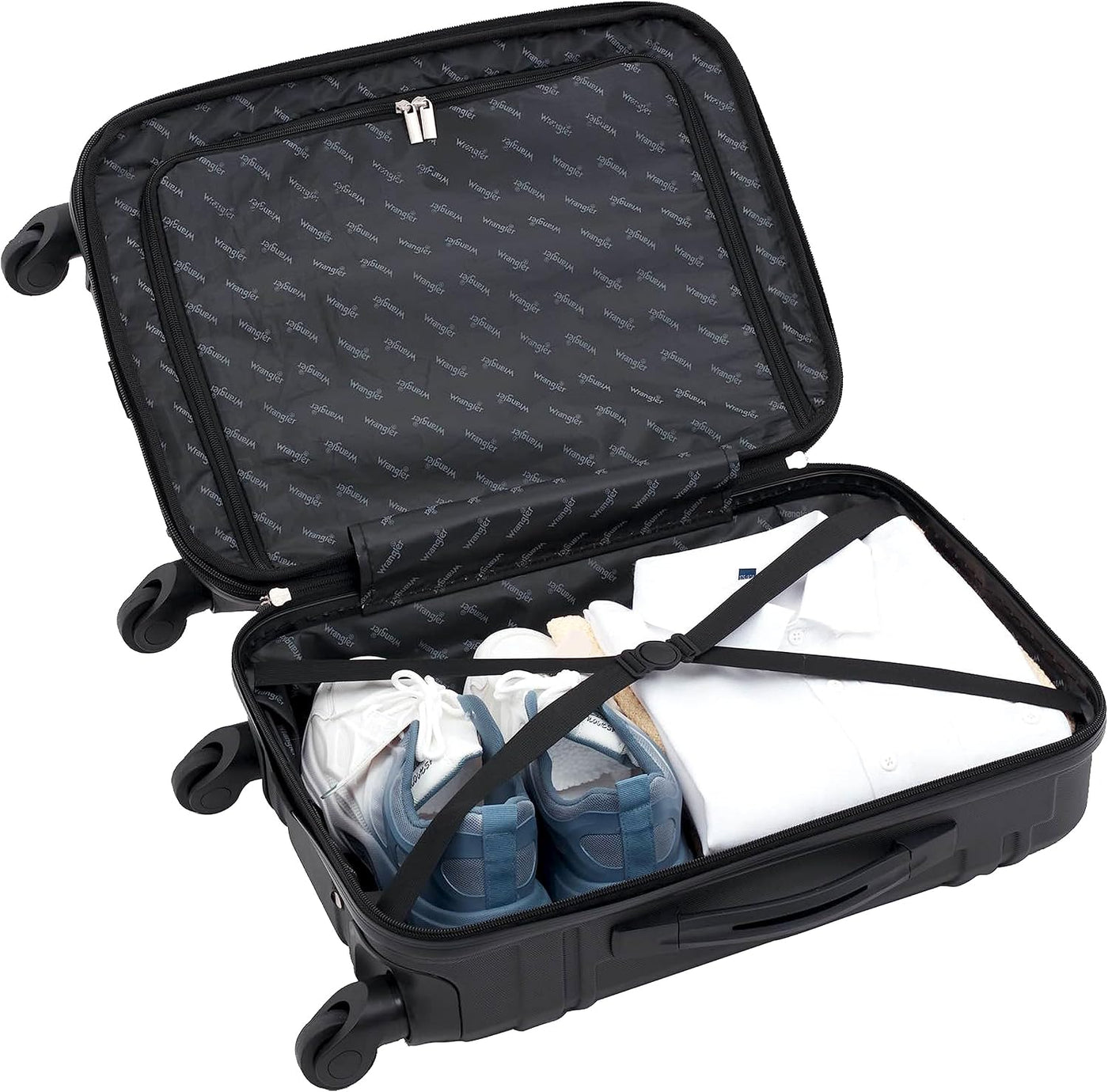 Maleta rígida de 20 pulgadas para equipaje de mano Wrangler Astral,...