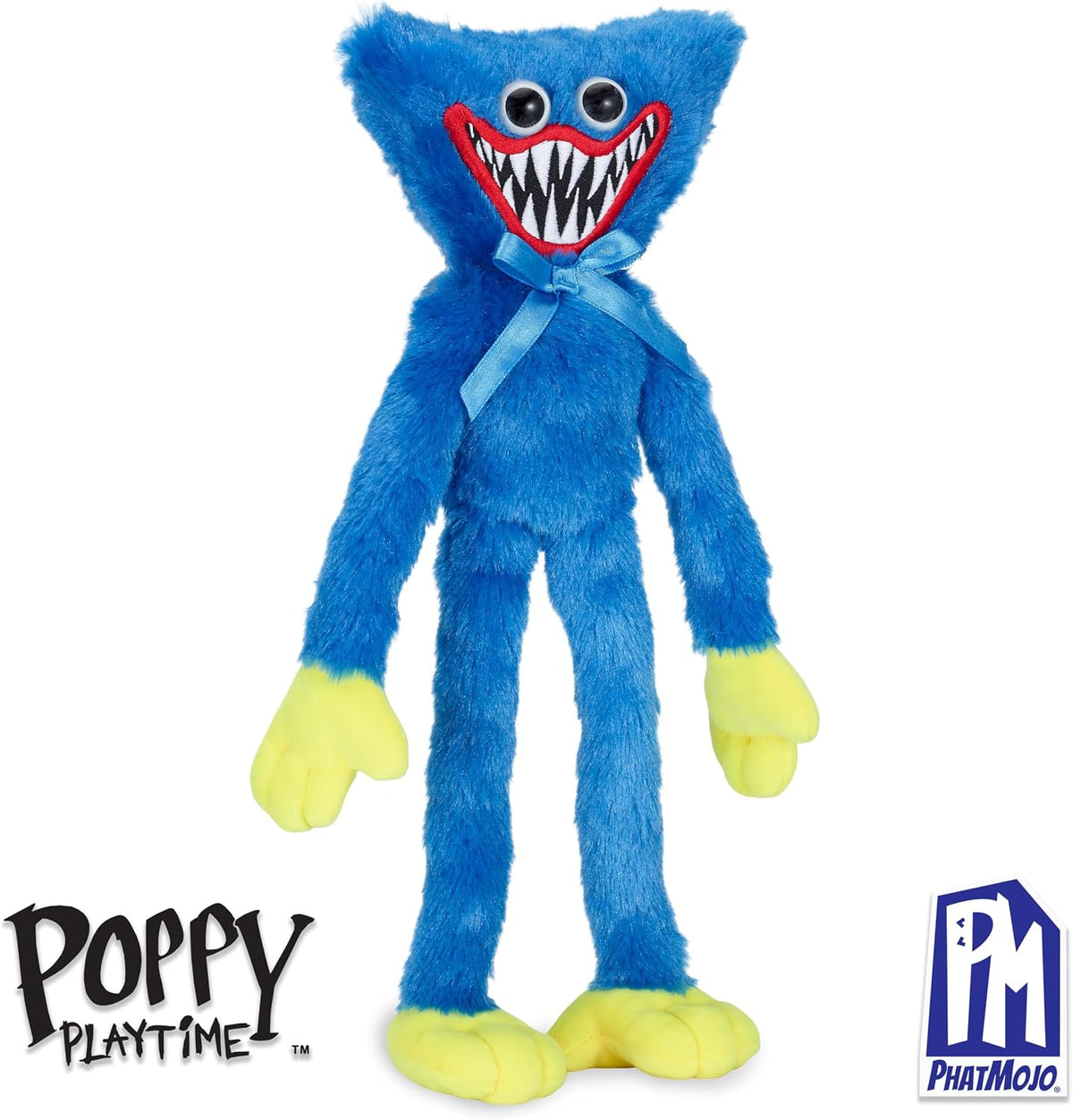 Poppy Playtime - Peluche Scary Huggy Wuggy (felpa mediana de 14 pul...