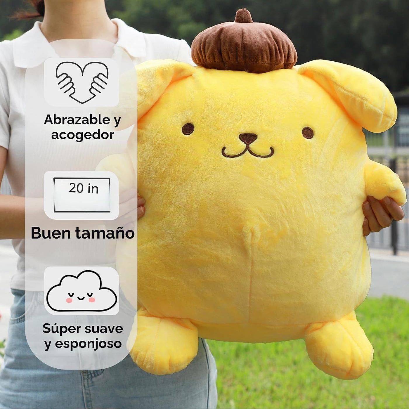 Juju Yellow Peluche Kawaii Amarillo (20 pulgadas) - Lindo Animal de...