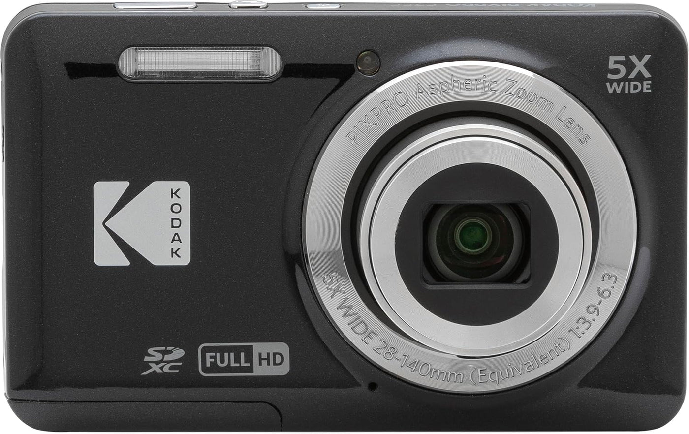 Kodak PIXPRO FZ55 cámara digital negra de 16 MP con zoom óptico 5X,...
