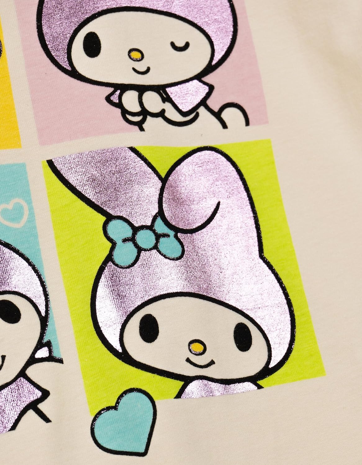 Hello Kitty Paquete de 3 camisetas de manga corta para niñas pequeñ...