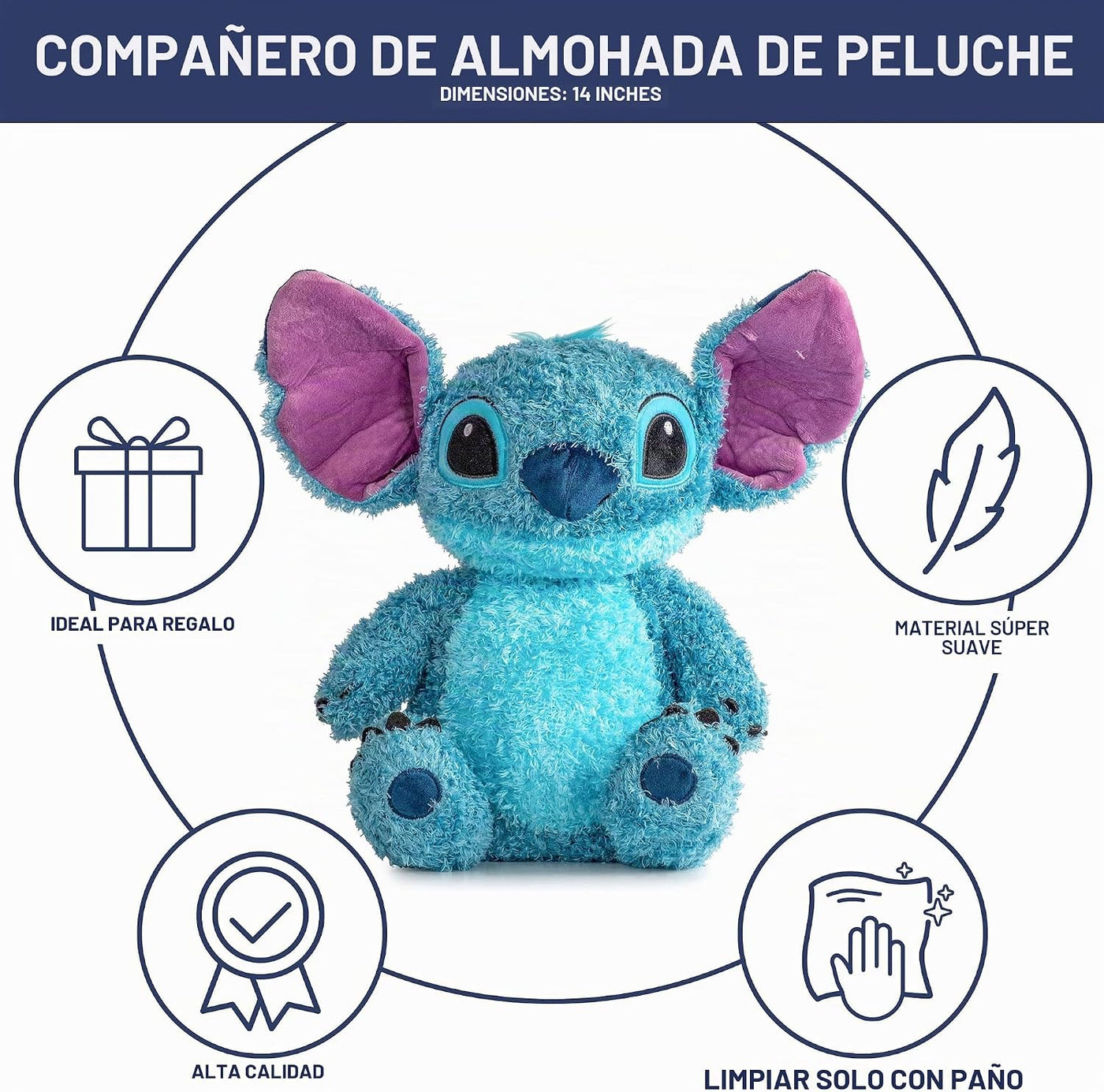 Jay Franco Disney Almohada de Peluche Compañera - Almohada de Peluc...