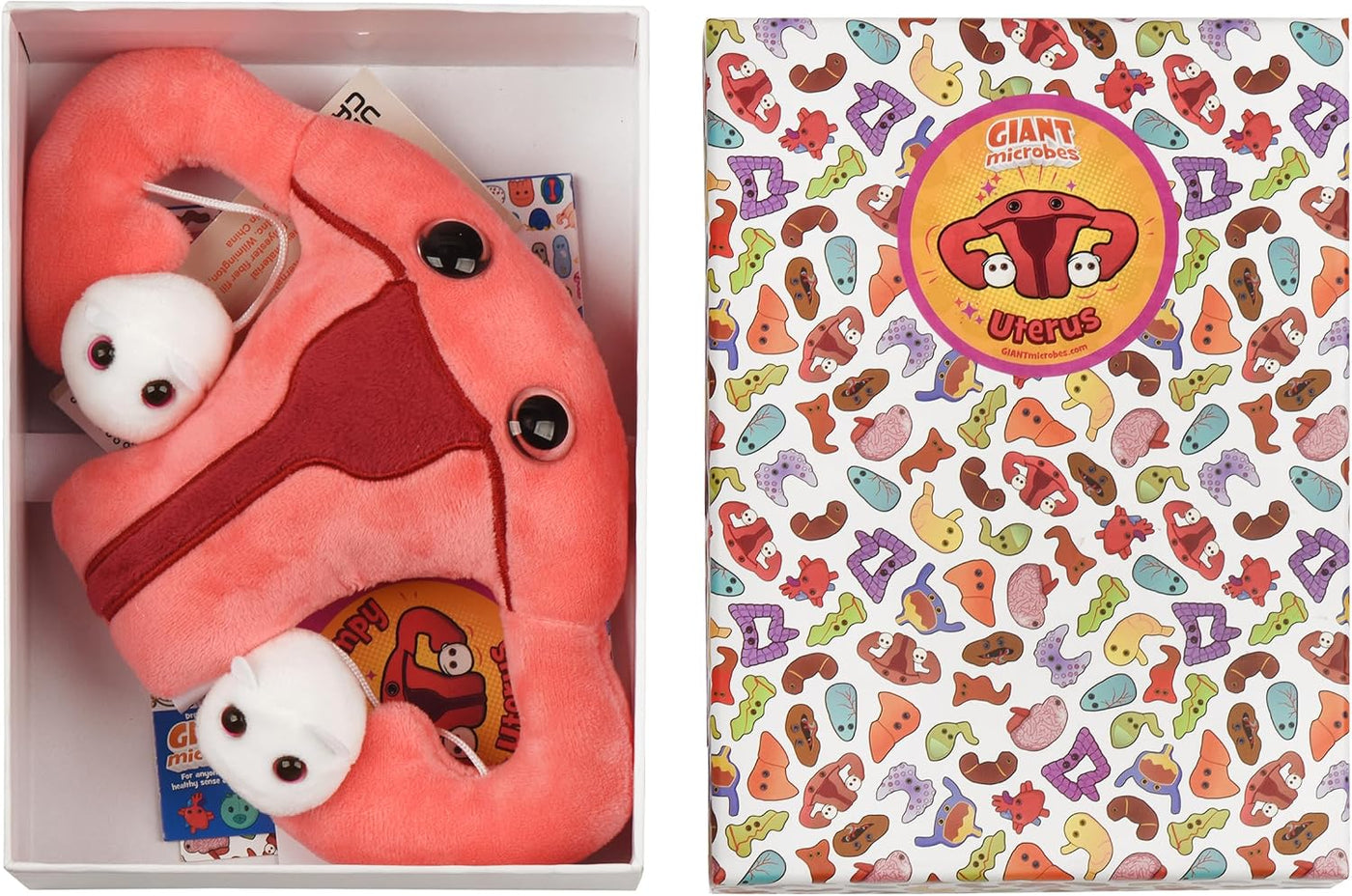 GIANT MICROBES Uterus Plush Get Well Set de regalo \u2013 Incluye j...