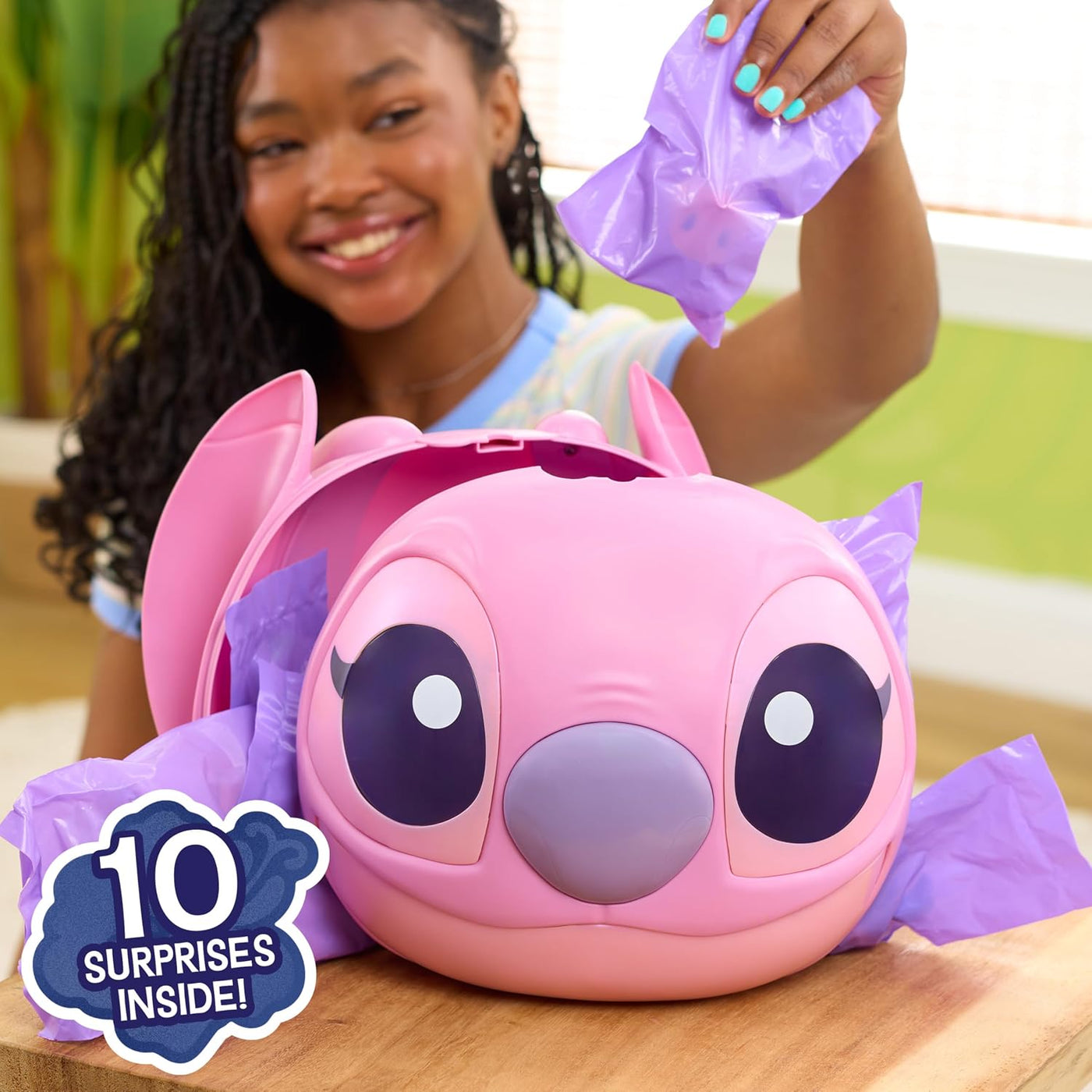 Caja ciega con cápsula misteriosa gigante de ángel de Disney Stitch...