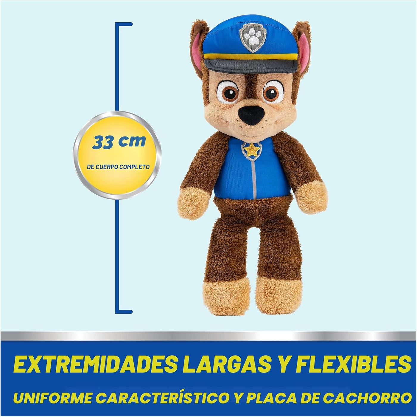 GUND PAW Patrol Juguete Oficial de Peluche Chase Take Along Buddy,...
