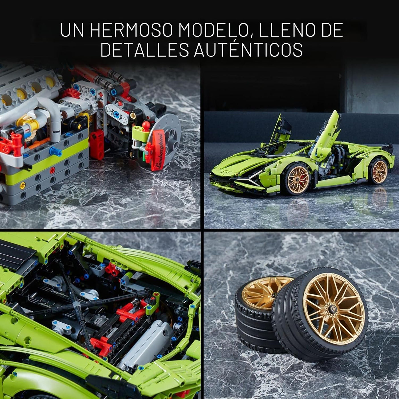 Conjuntos de construcción LEGO Technic Lamborghini Sián FKP 37 para...