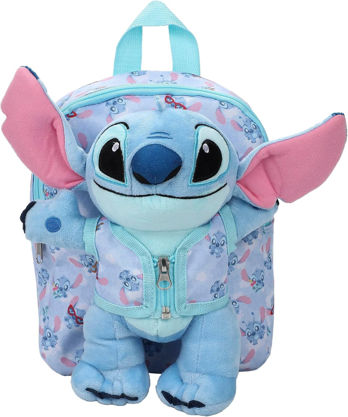 Bioworld Lilo & Stitch - Mochila de felpa de 10 pulgadas