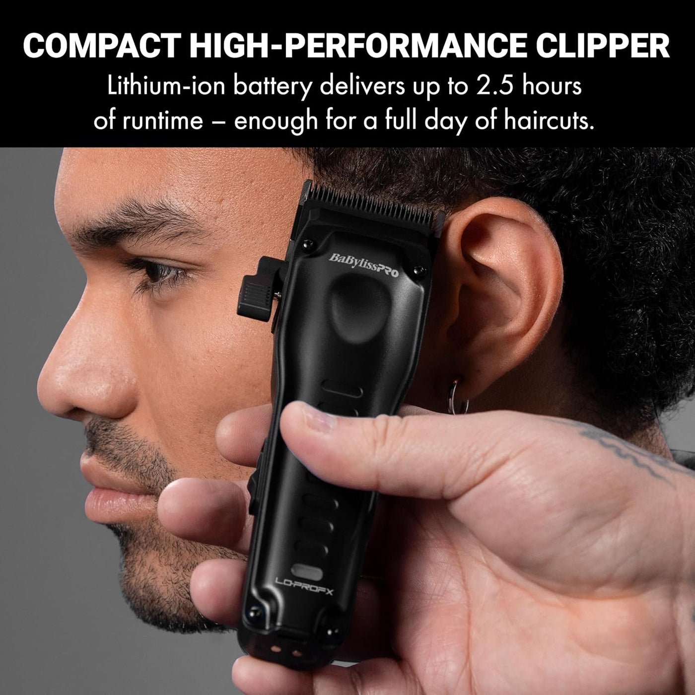 BaBylissPRO Cortadora compacta LO-PROFX de alto rendimiento para ca...