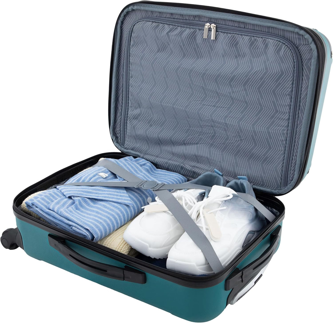 Travelers Club Chicago - Equipajes giratorios y extensibles rígidos...