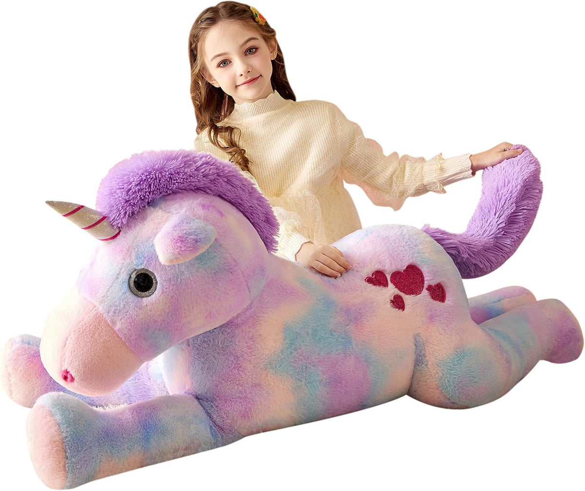 Tumyay - Animal de peluche gigante de unicornio de felpa suave, jug...