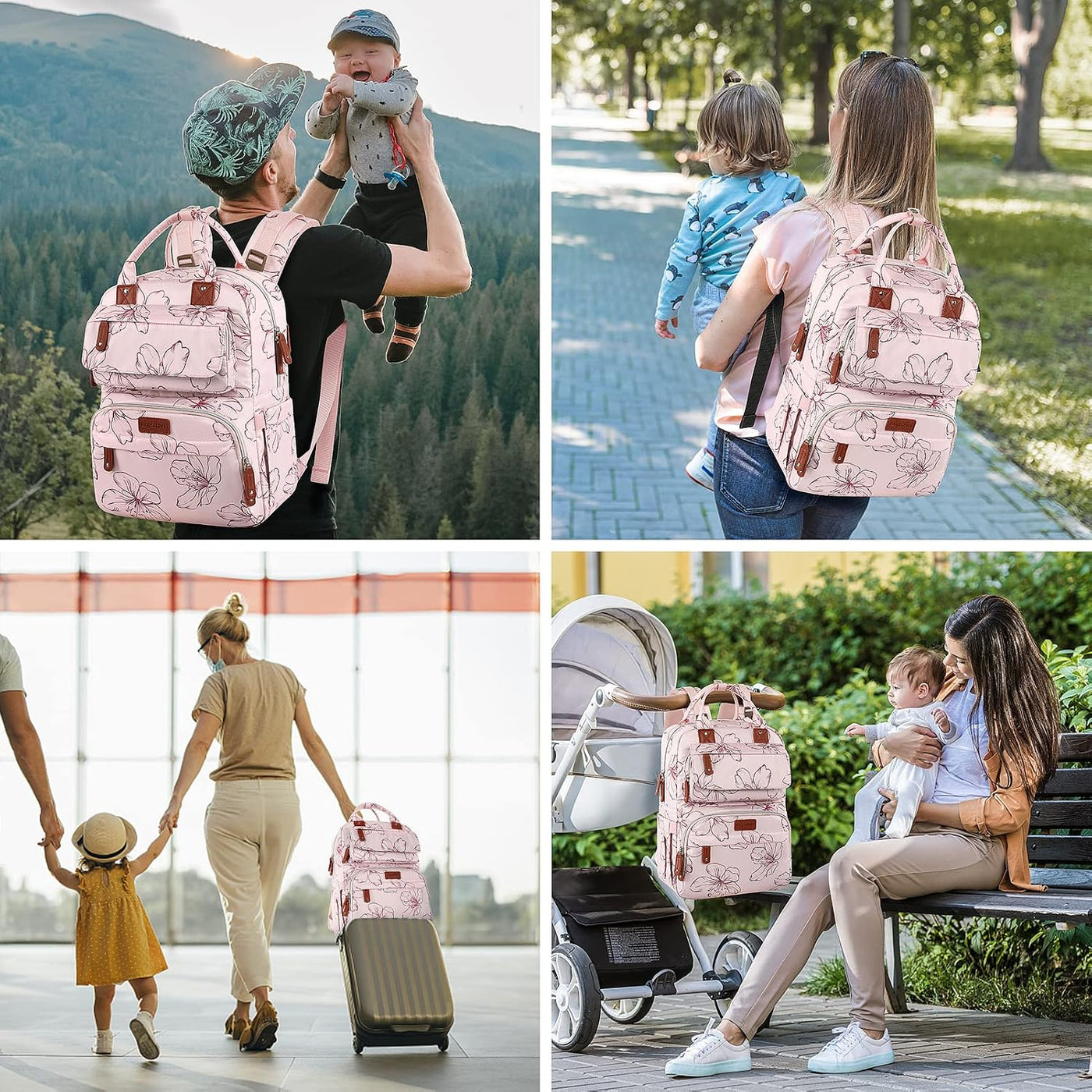 Legestori Mochila Bolsa de Pañales, Bolsa de Pañales para Bebé Niña...