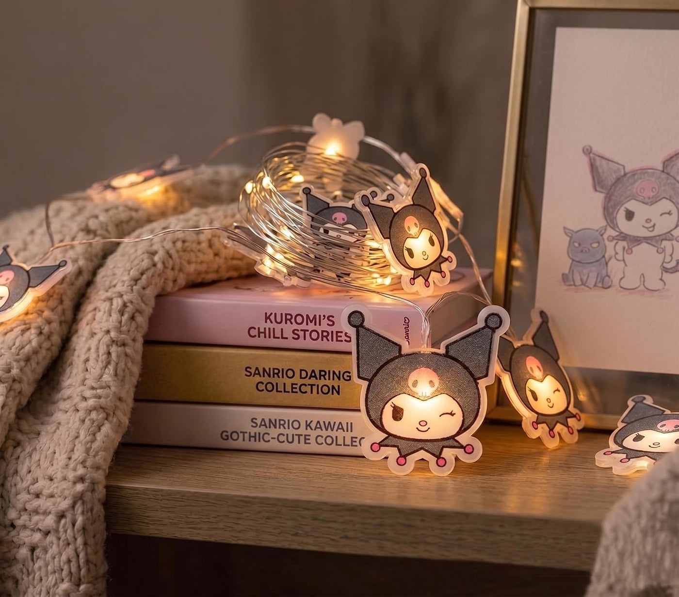 Silver Buffalo Sanrio Hello Kitty and Friends Kuromi - Guirnalda de...