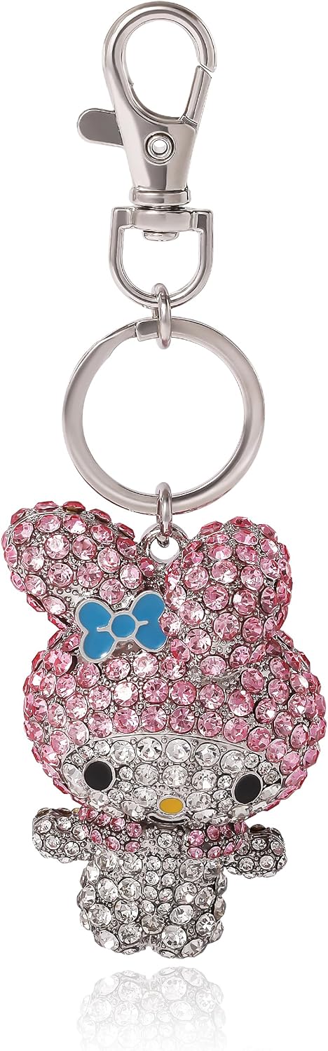 SALLY ROSE Colgante de bolsa de Hello Kitty con clip de langosta de...