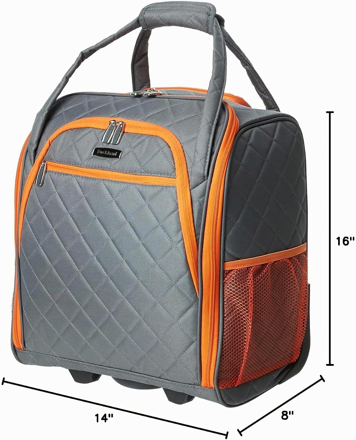 Rockland Melrose - Maleta con ruedas, de porte vertical, para caber...