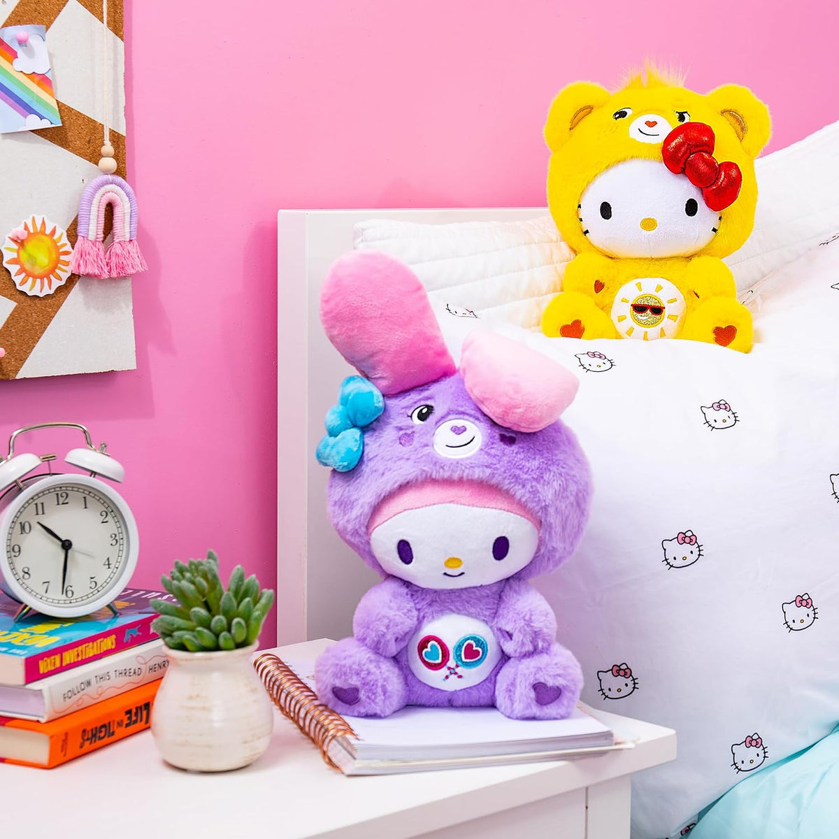 Care Bears x Hello Kitty - Paquete de 2 peluches - Hello Kitty como...