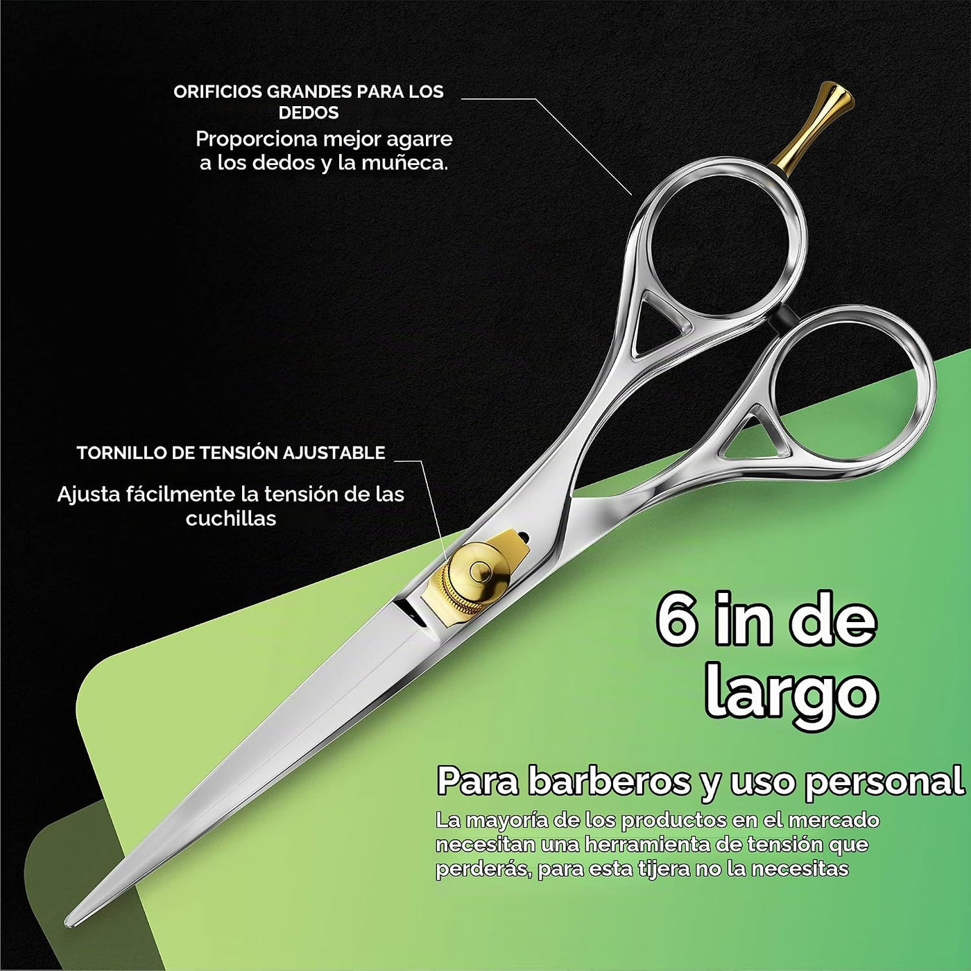 Suvorna Tijeras de pelo profesionales de 6 pulgadas - Tijeras de pe...