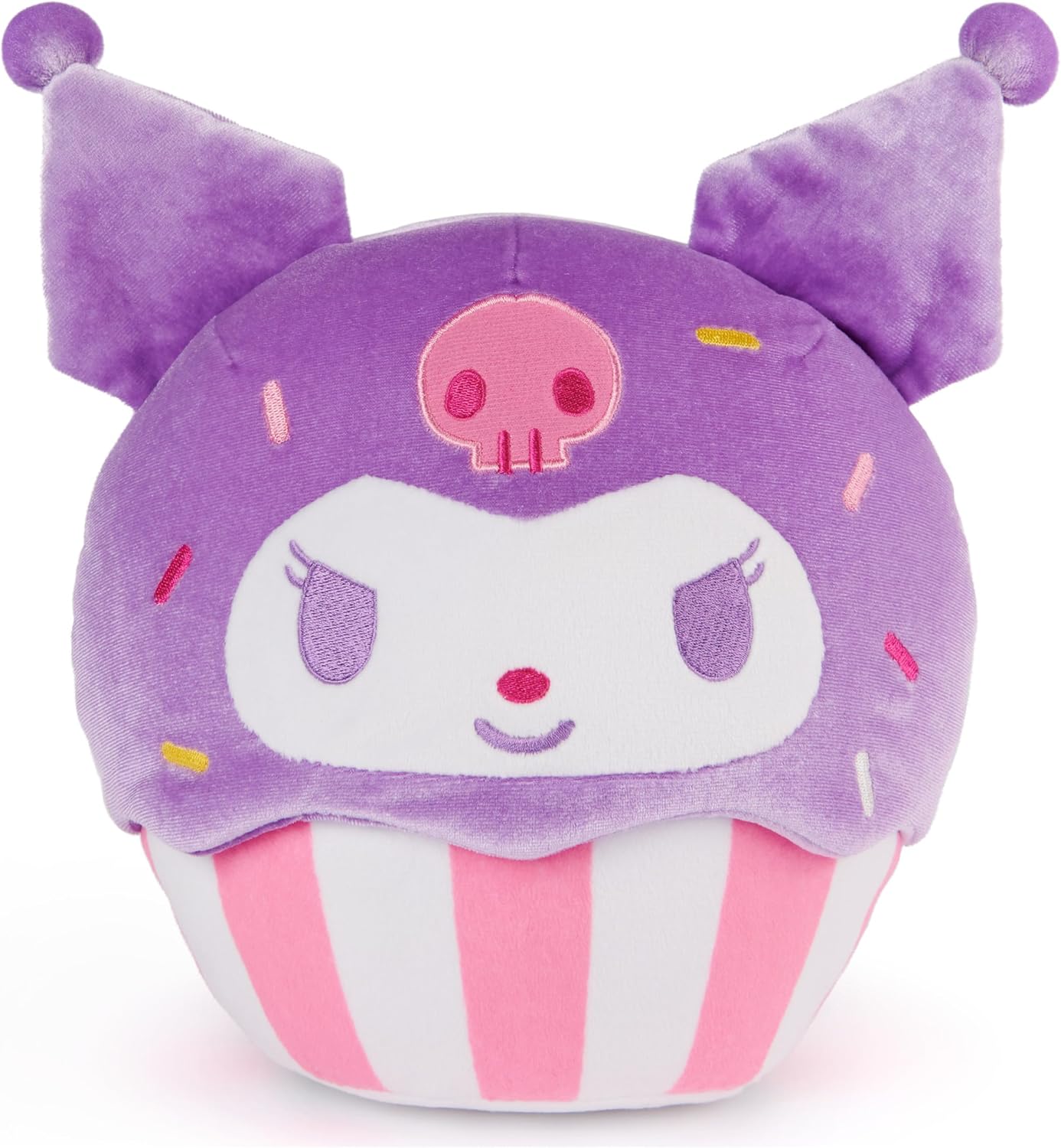 GUND Sanrio Kuromi Cupcake - Juguete de peluche de postre de 8 pulg...
