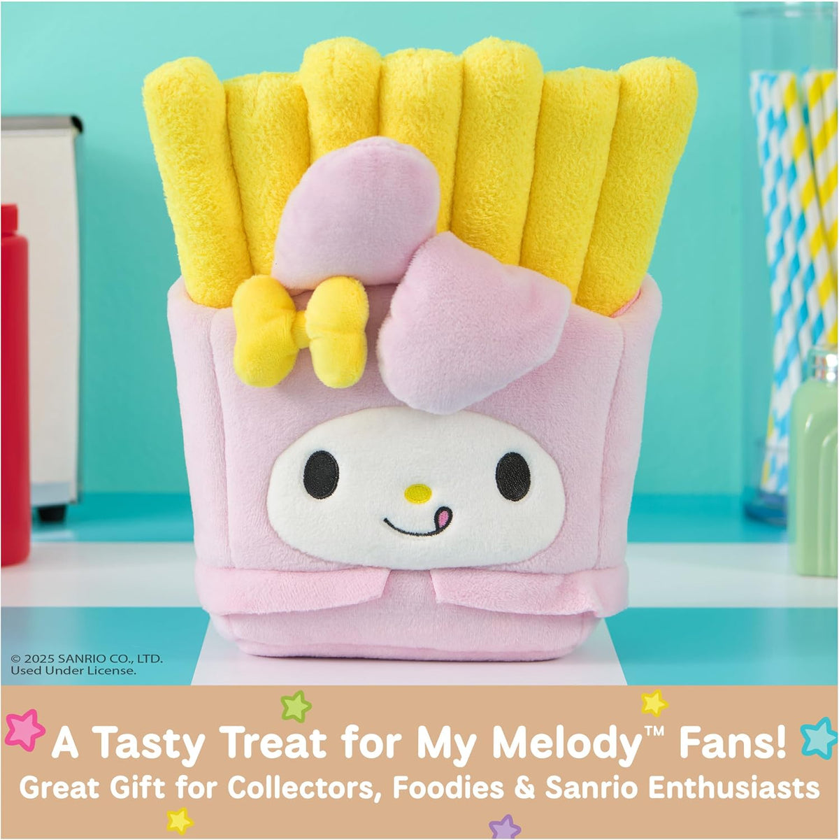 GUND Sanrio My Melody - Peluche de papas fritas de 8 pulgadas para...