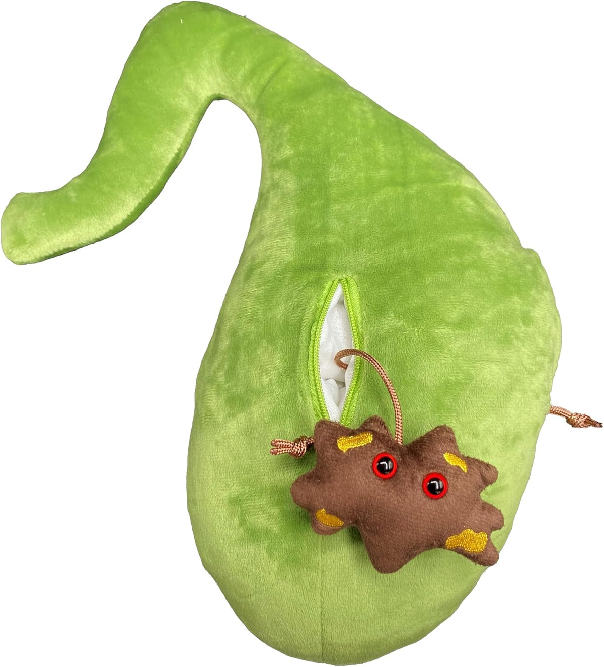 GIANT MICROBES Peluche de vesícula biliar de lujo de 14 pulgadas, i...