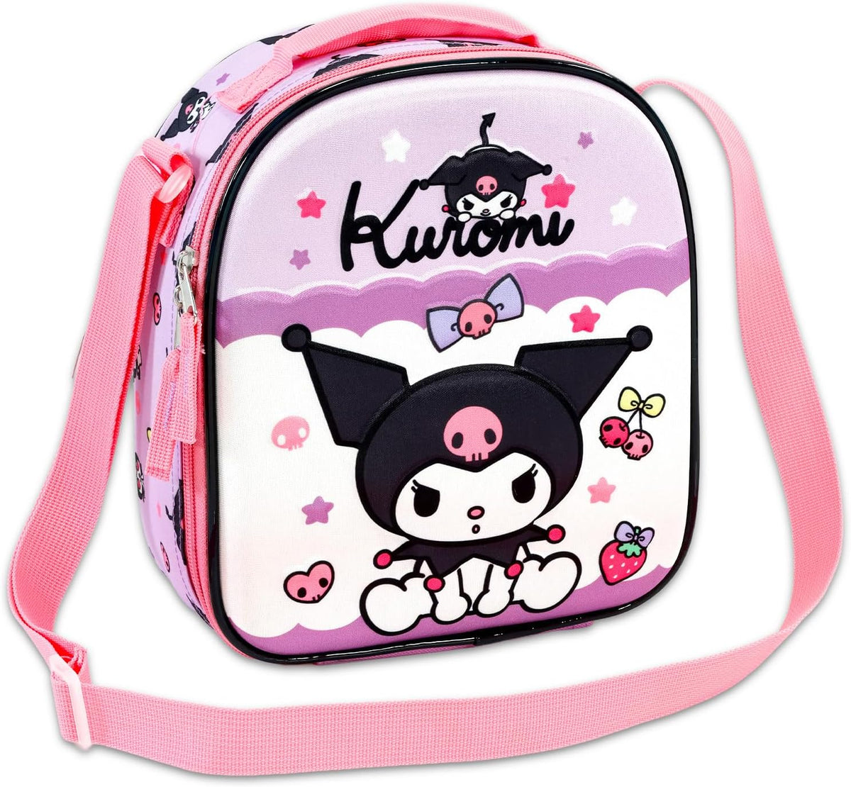 SANRIO Kuromi - Lonchera para niñas, paquete de lonchera aislada y...