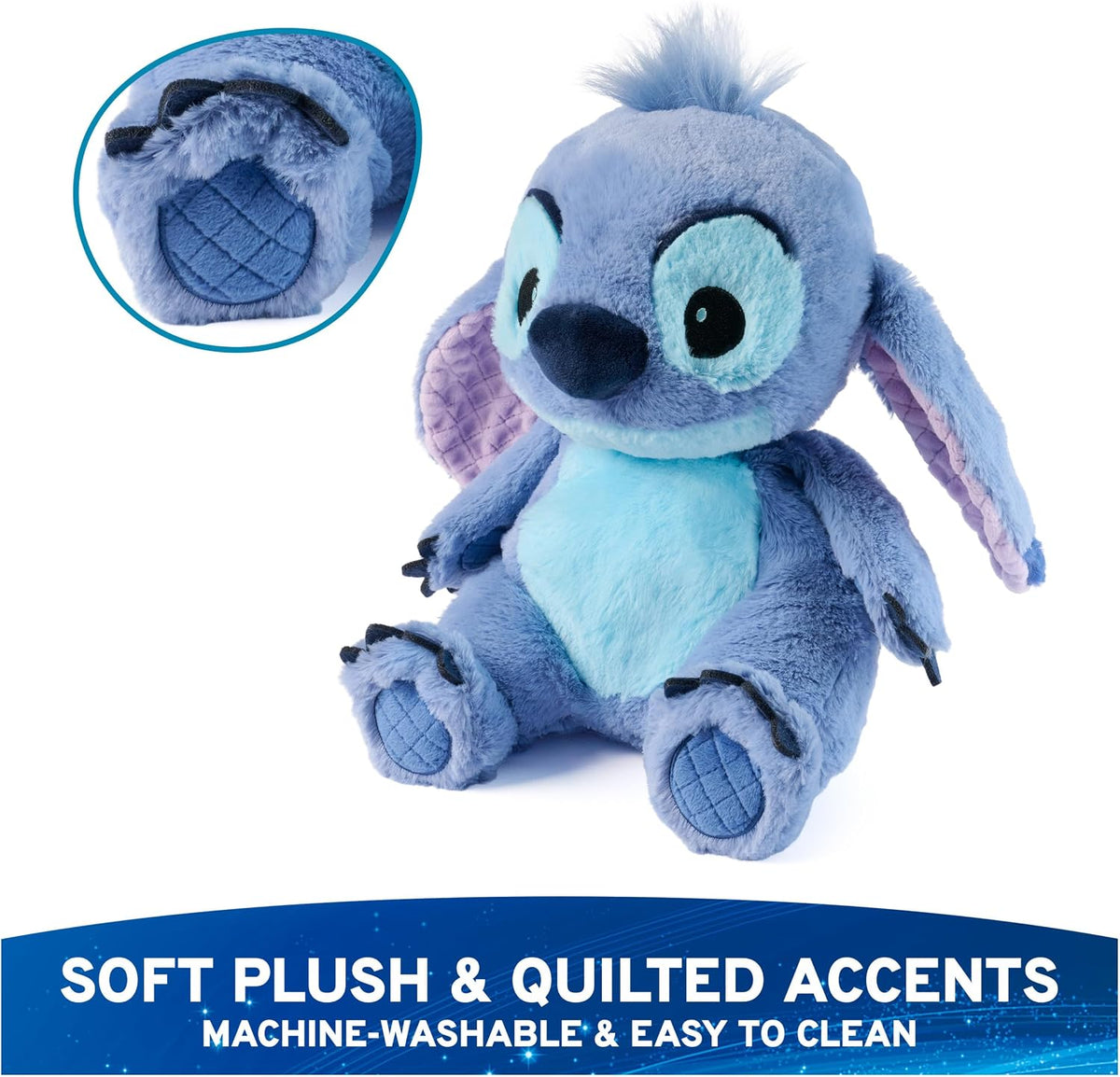 GUND Disney Oh So Snuggly Stitch - Juguete de peluche oficial de 12...