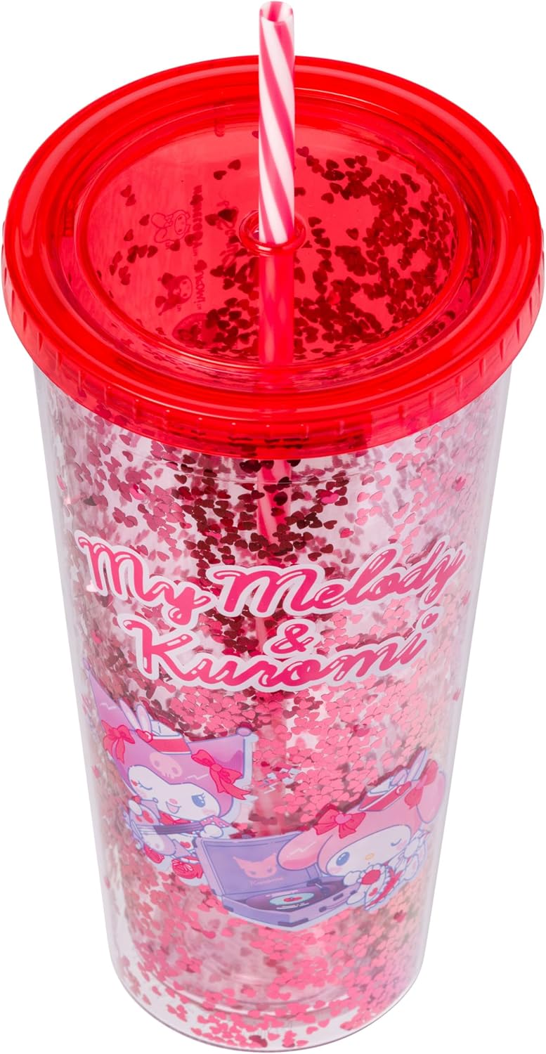 Silver Buffalo Sanrio Hello Kitty and Friends - Vaso frío de plásti...