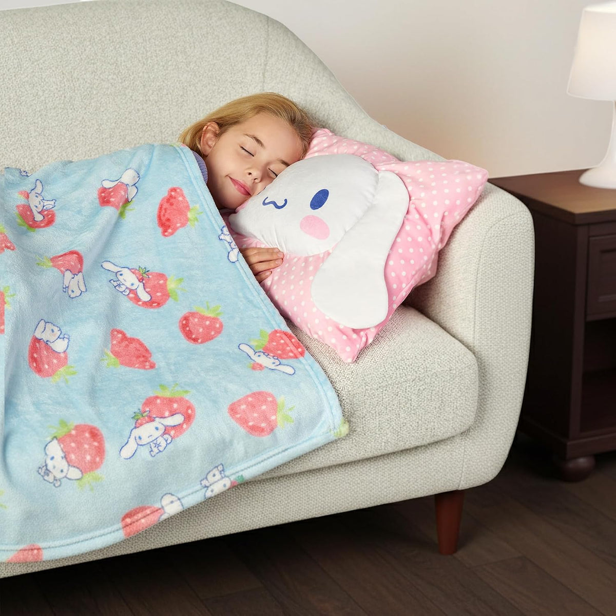 Northwest Cinnamoroll Strawberry Delight Manta Throw de Toque Sedos...