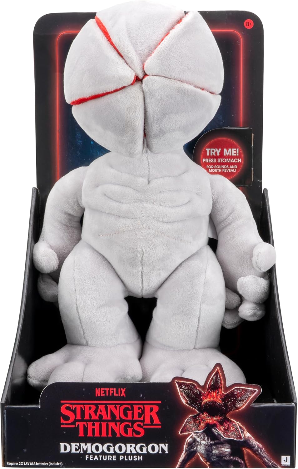 Stranger Things Demogorgon Feature Plush - Peluche suave de 12 pulg...