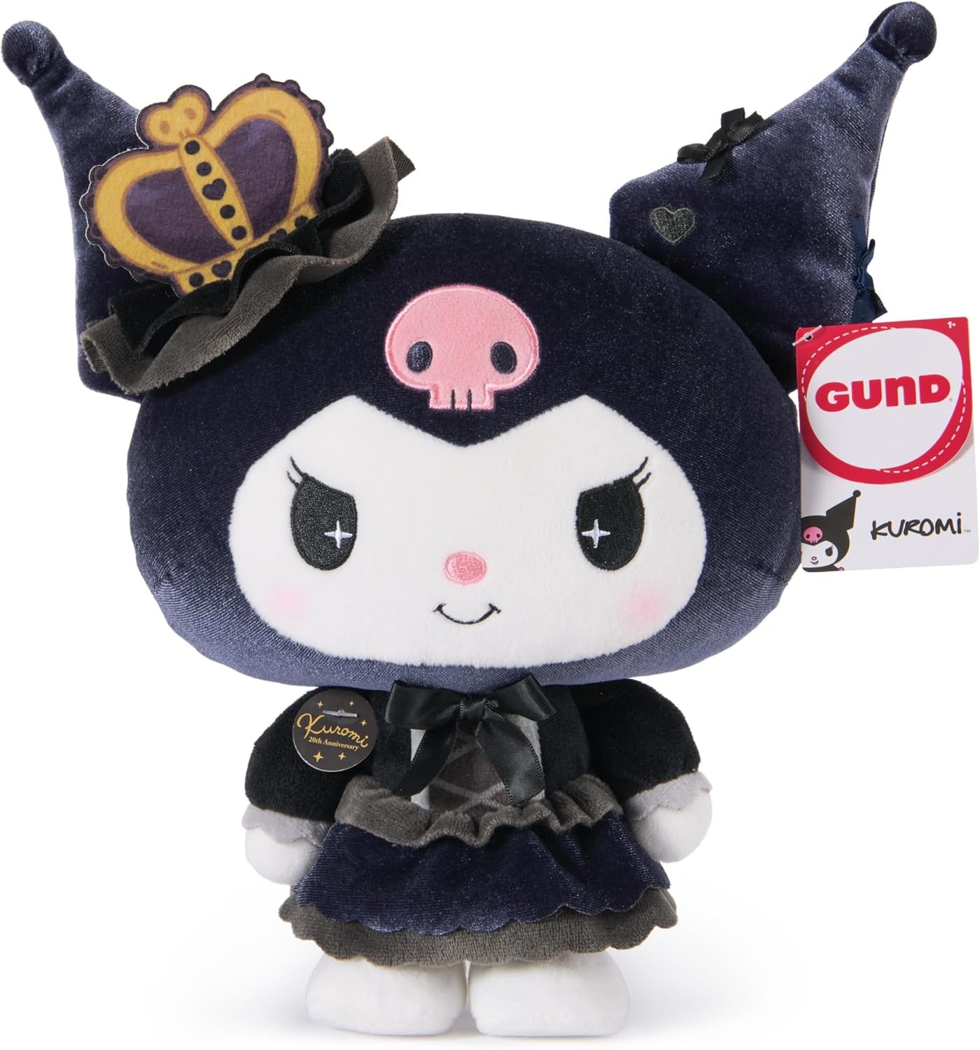 GUND Sanrio Kuromi - Juguete de peluche para niños de 1 año en adel...