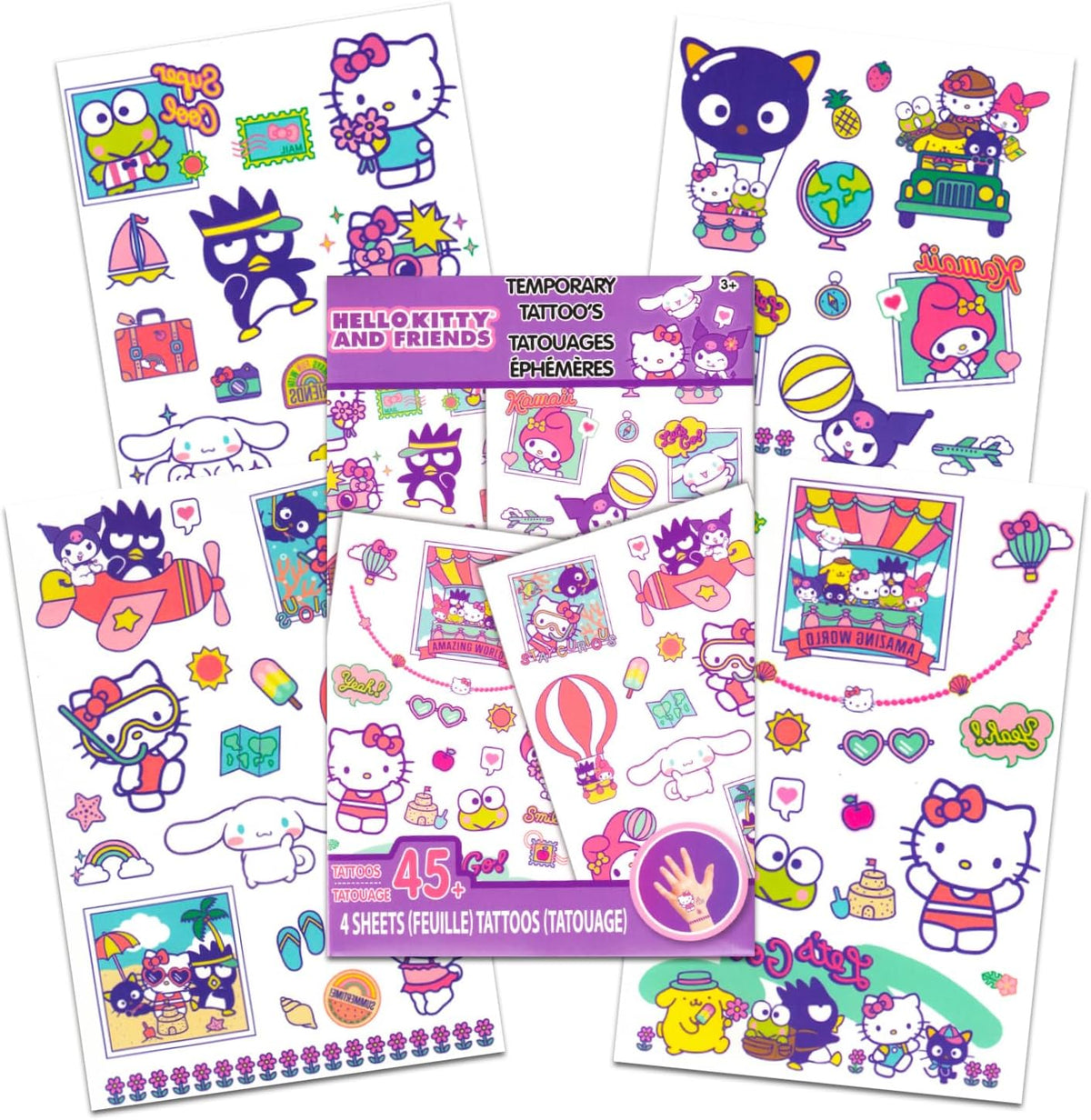 SANRIO Mochila de Hello Kitty y sus amigos con lonchera \u2013 Paqu...