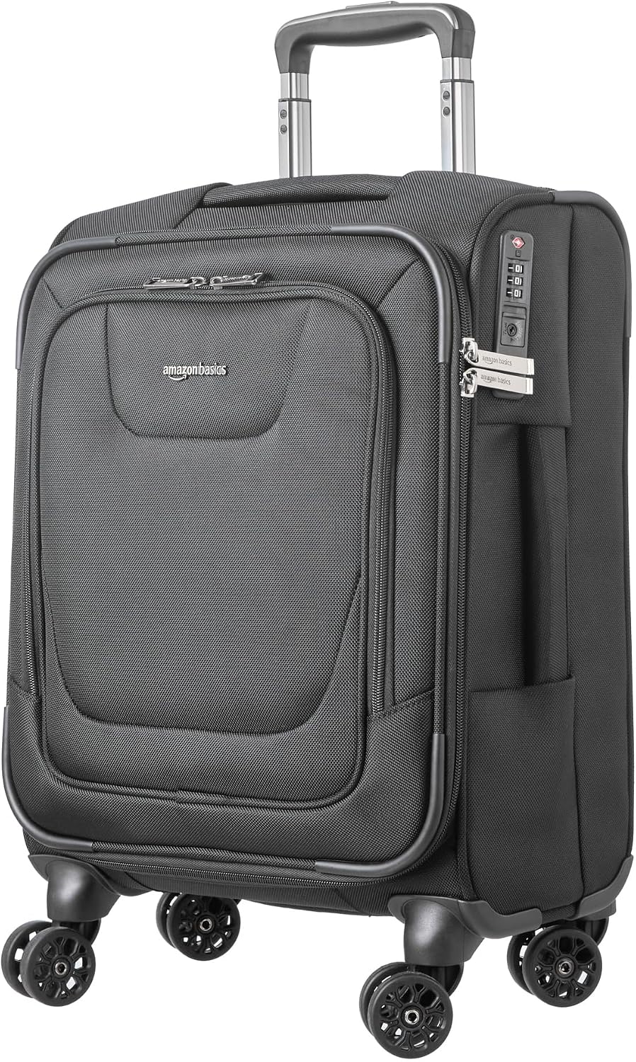 Amazon Basics Equipaje Blando, Negro, 20 pulg.