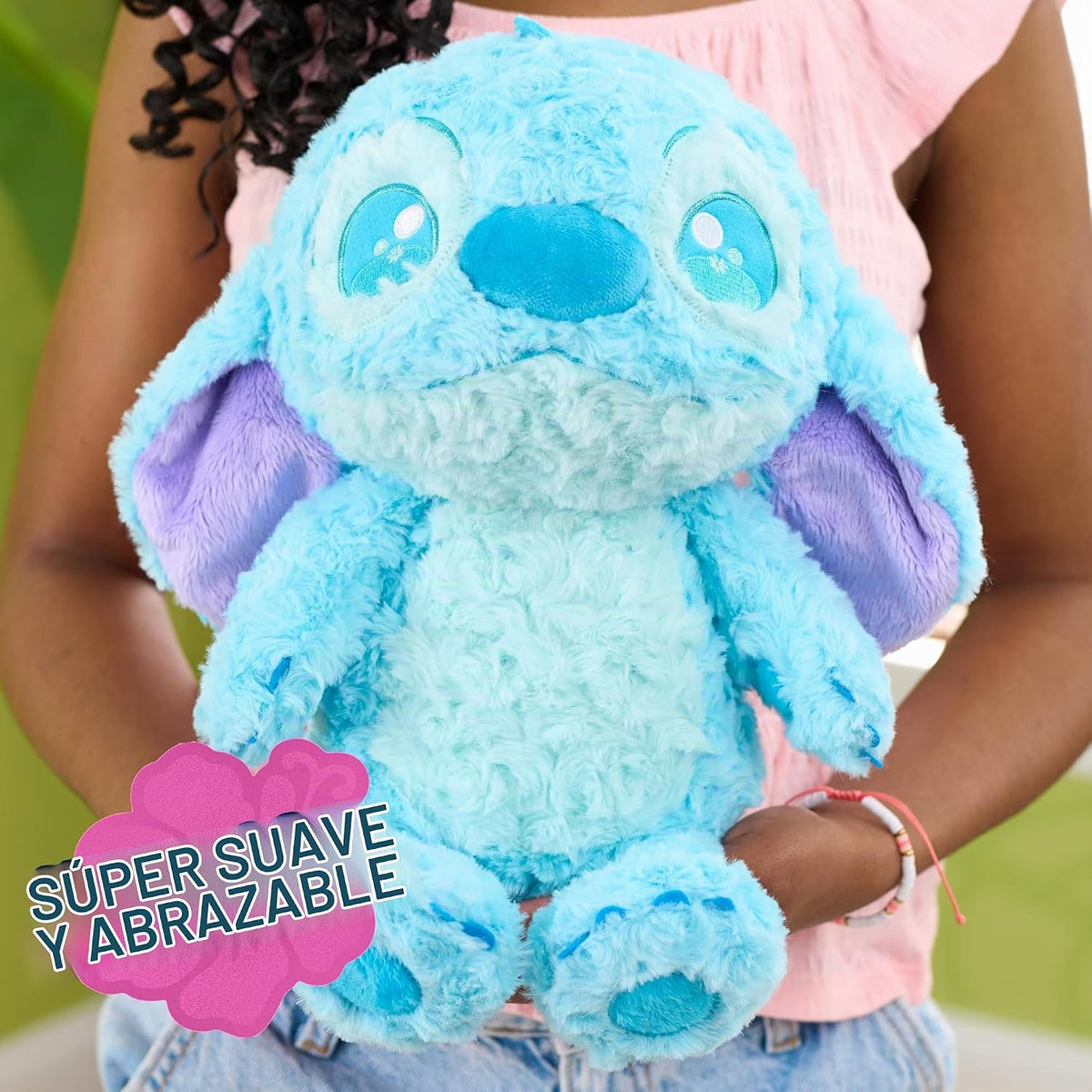 Disney Just Play - Juguete de peluche grande de 14 pulgadas Stitch...